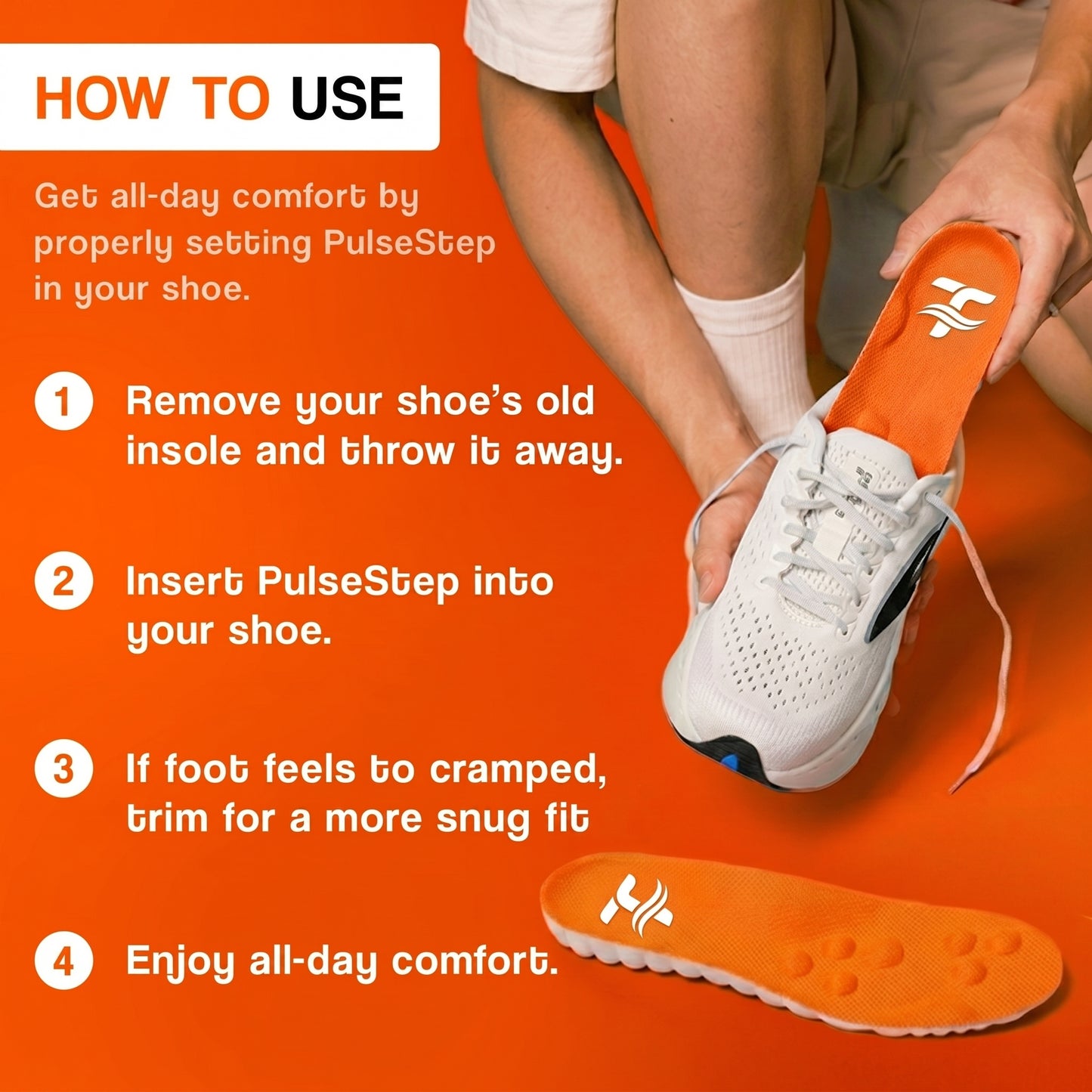 Topcompress PulseStep Massage Insoles