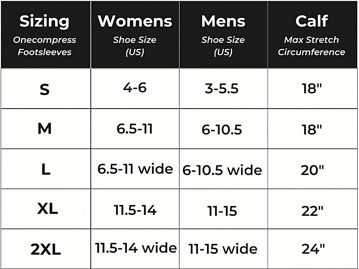 Anti-Fatigue Footsleeves